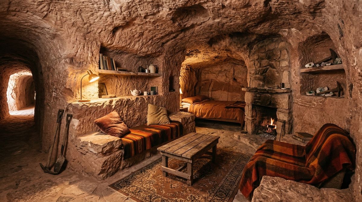 Casa subterană în Coober Pedy