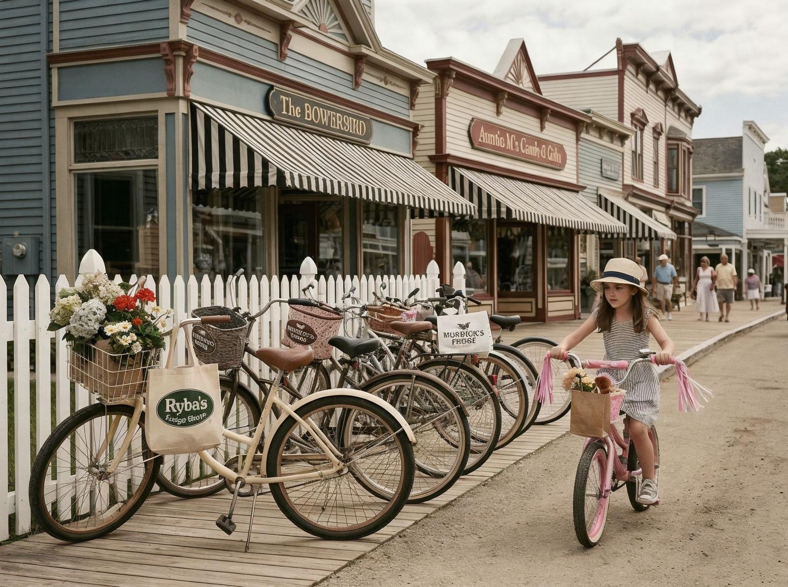 Mackinac Island Unde Căruțele cu Cai Înlocuiesc Mașinile din  — detaliu